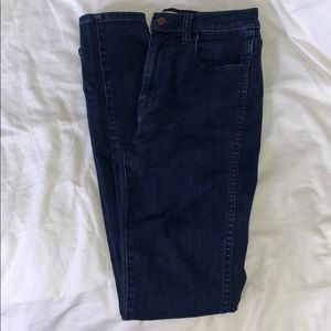 Madewell high rise skinny jeans